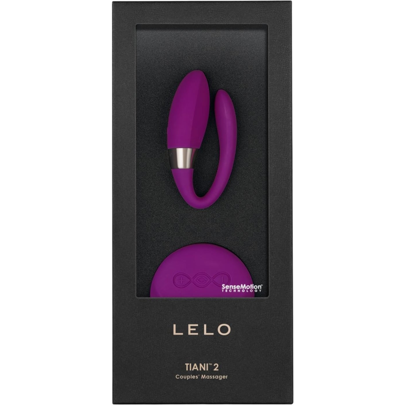 LELO Tiani 2 Remote-Controlled Rechargeable Couple's Vibrator Deep Rose