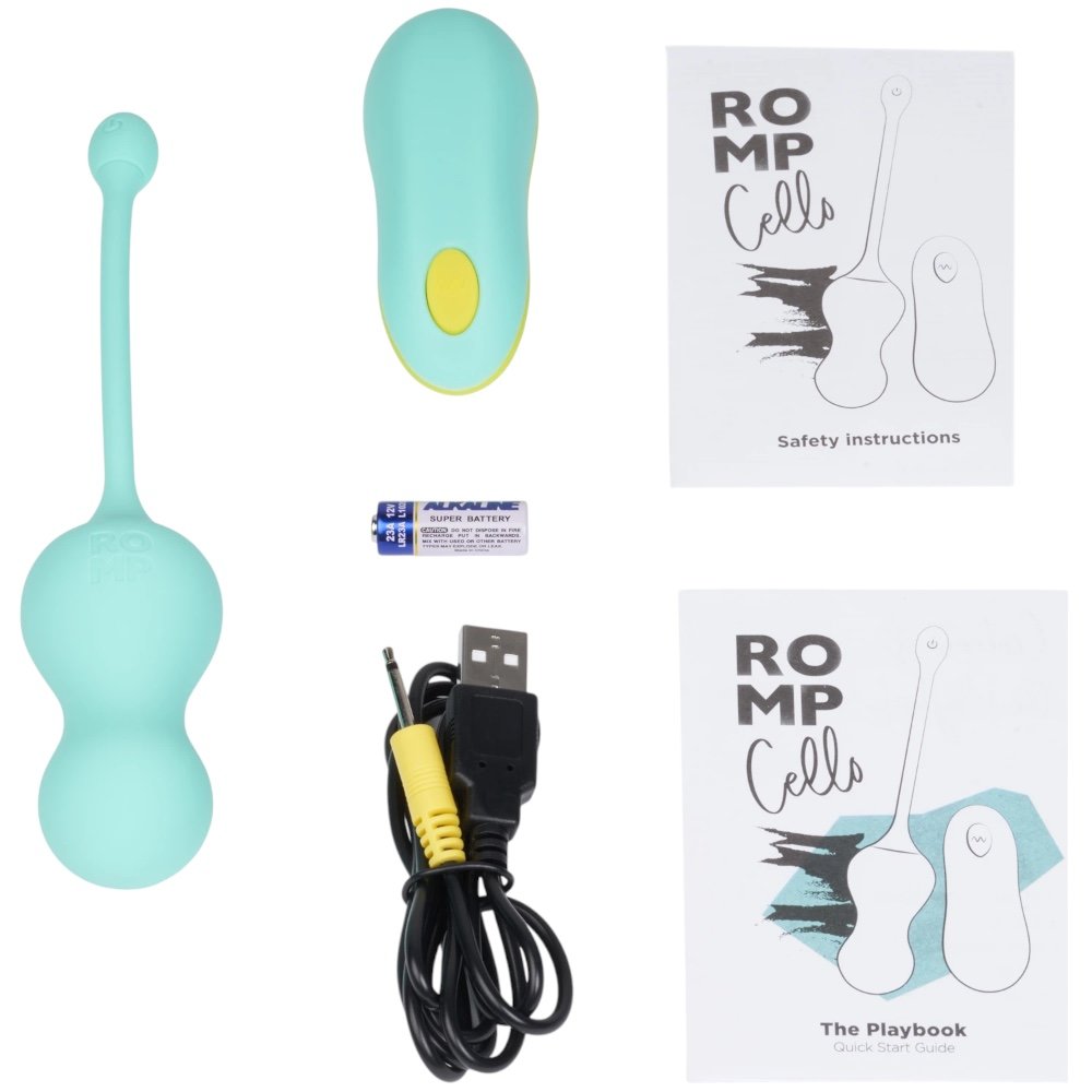 ROMP Cello Remote Controlled Rechargeable G-Spot Vibrator