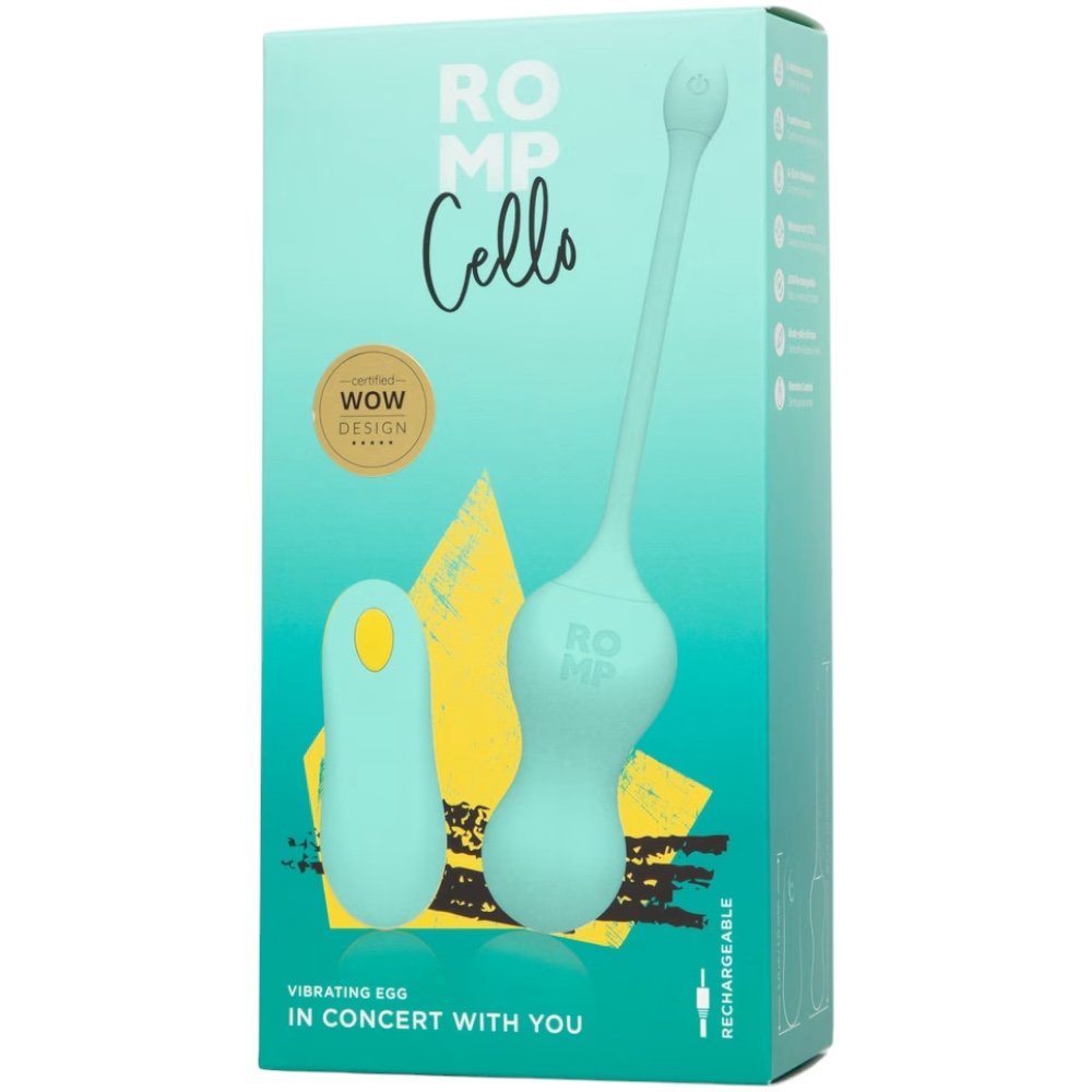 ROMP Cello Remote Controlled Rechargeable G-Spot Vibrator