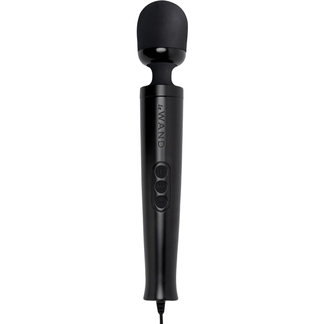 Le Wand Die Cast Plug-In Massage Wand Vibrator Black