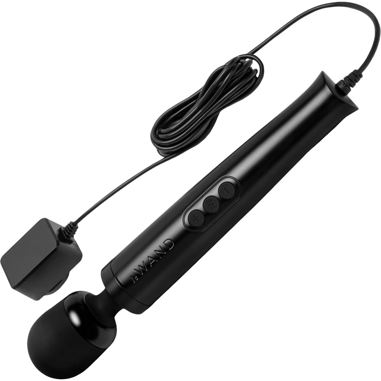 Le Wand Die Cast Plug-In Massage Wand Vibrator Black