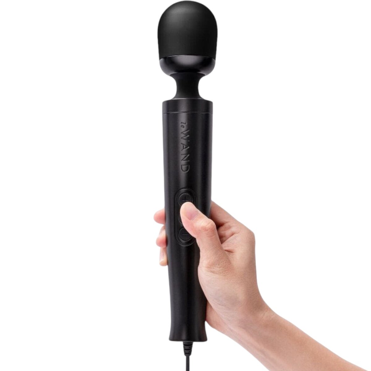 Le Wand Die Cast Plug-In Massage Wand Vibrator Black