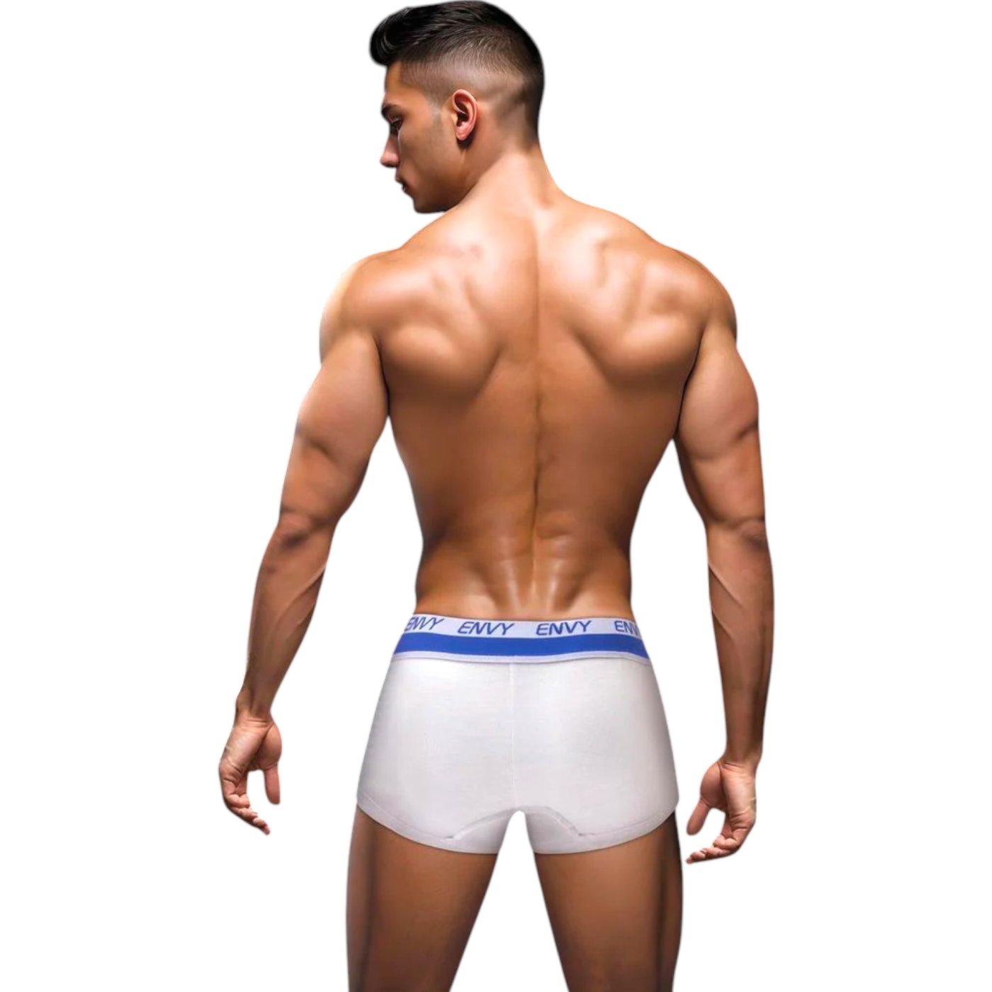 Envy Sporty Lace Up Trunk White