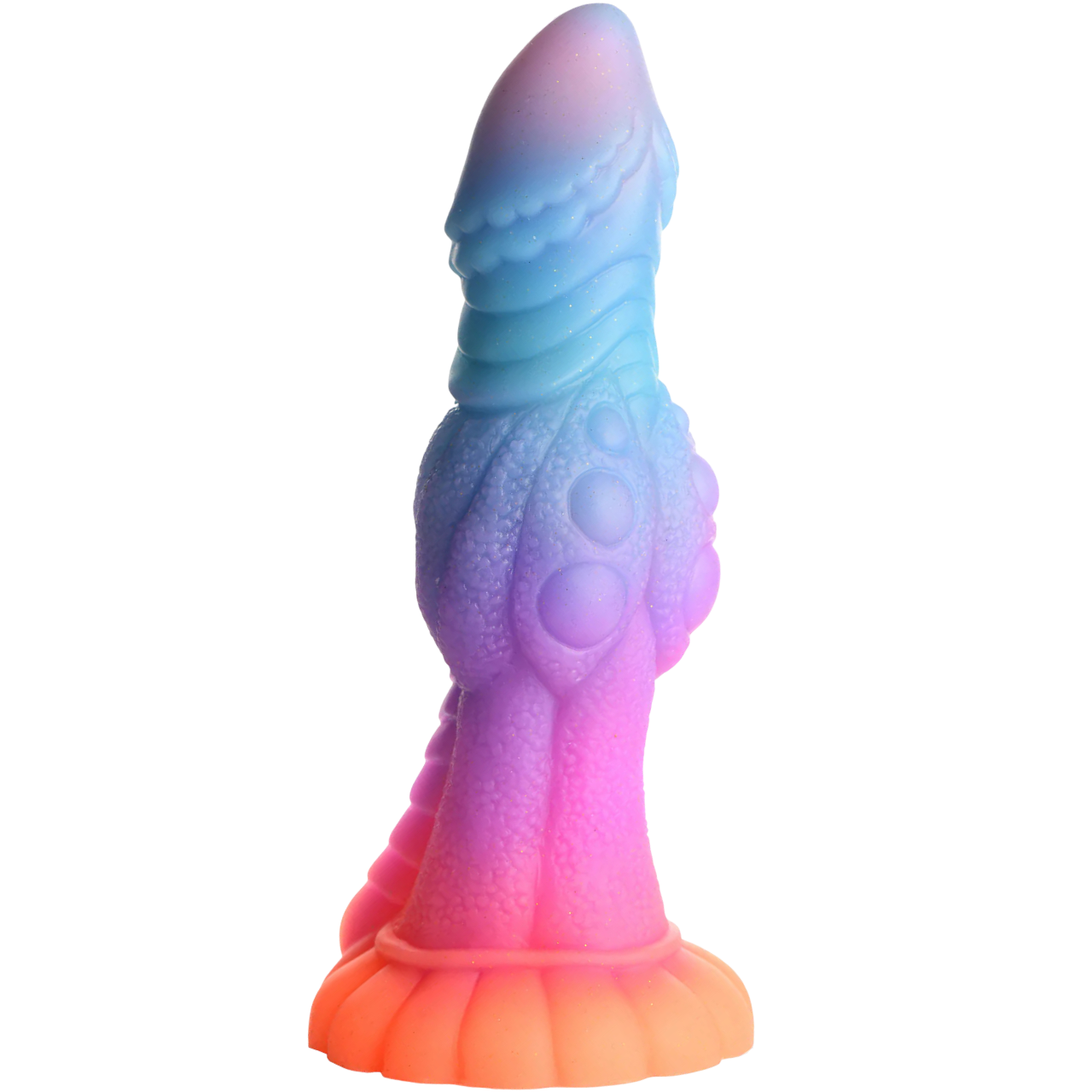 Creature Cocks Galactic Cock Glow in the Dark Silicone Dildo 8.5 Inch 