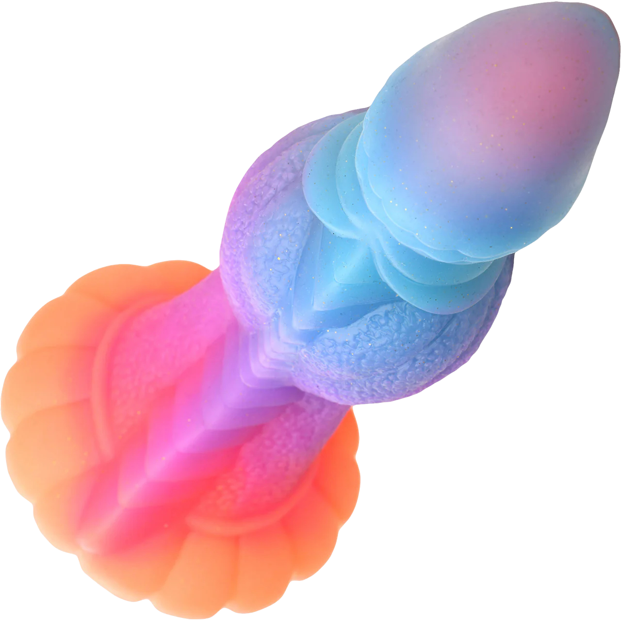 Creature Cocks Galactic Cock Glow in the Dark Silicone Dildo 8.5 Inch 