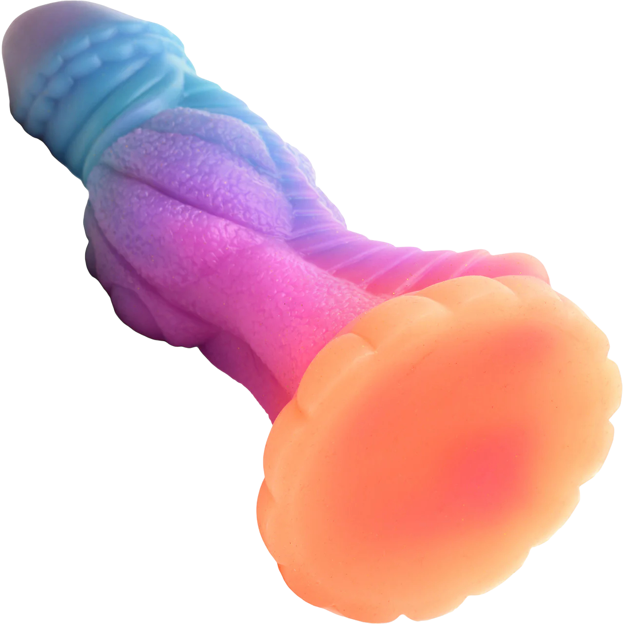 Creature Cocks Galactic Cock Glow in the Dark Silicone Dildo 8.5 Inch 
