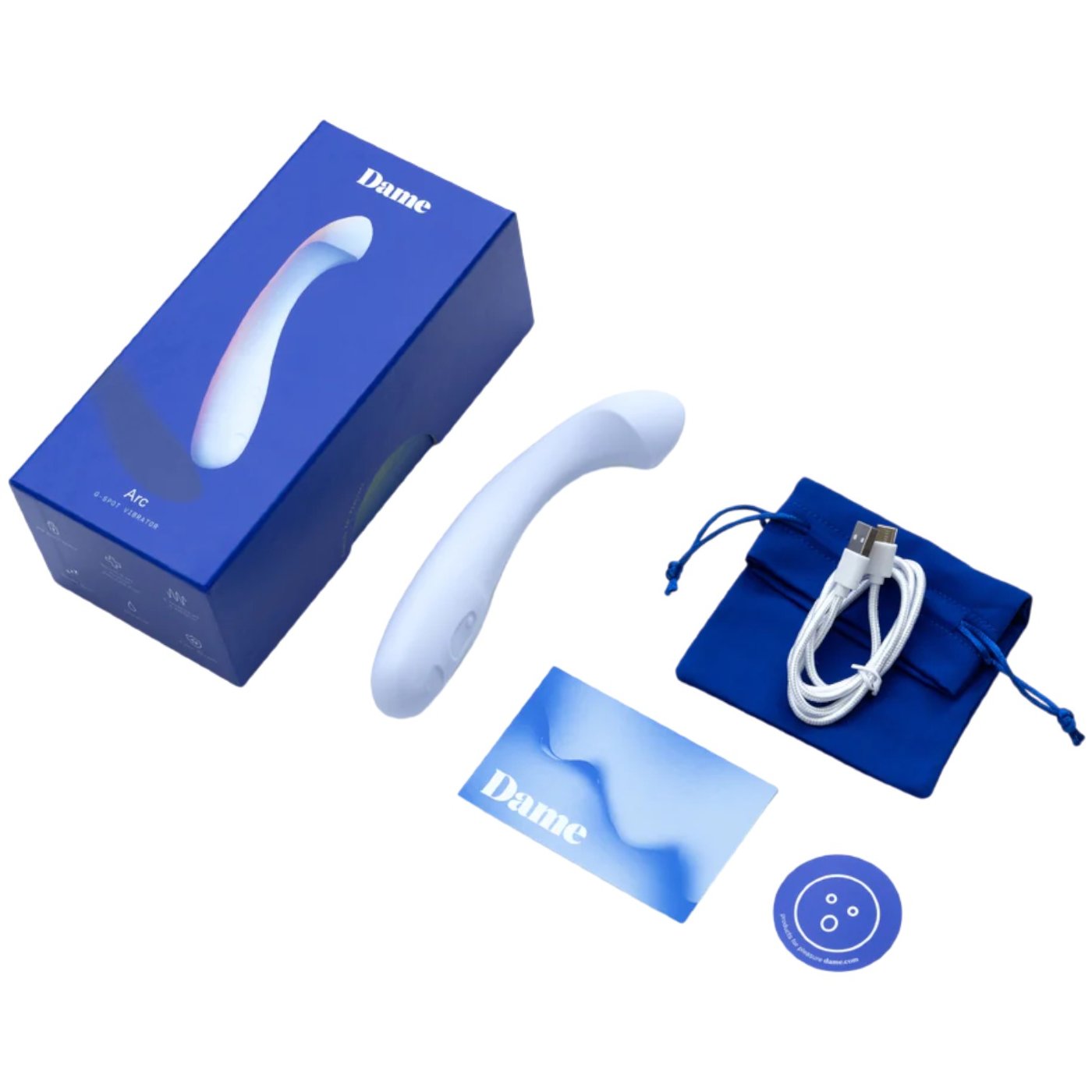 Dame Arc Waterproof Rechargeable G Spot Vibrator