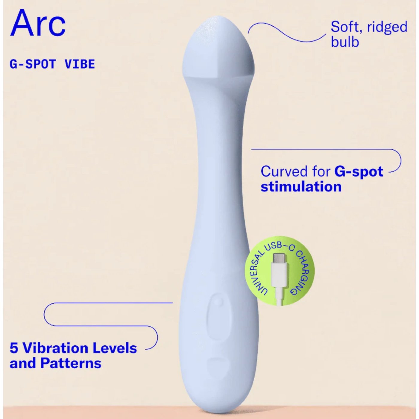 Dame Arc Waterproof Rechargeable G Spot Vibrator