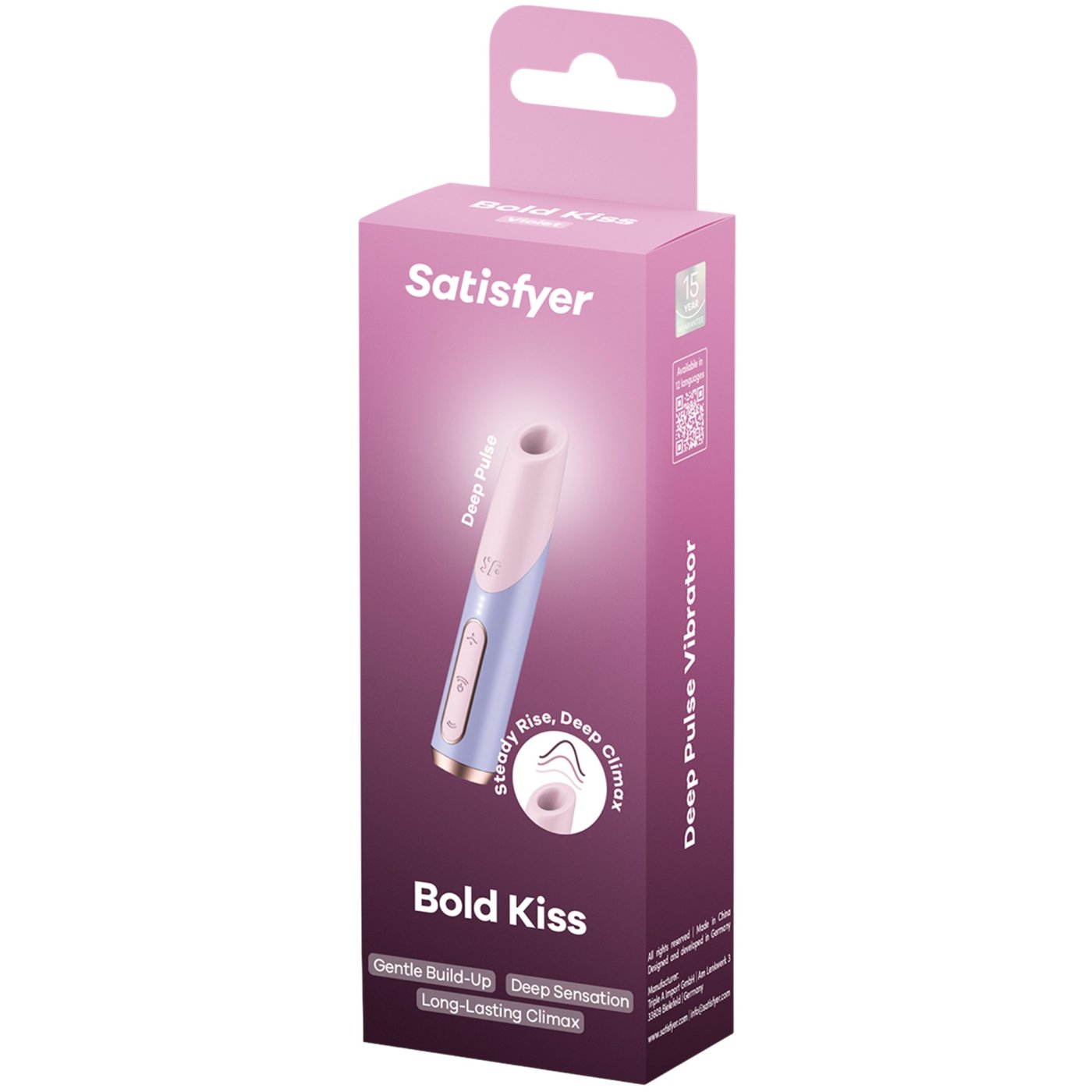 Satisfyer Bold Kiss Deep Pulse Clitoral Stimulator