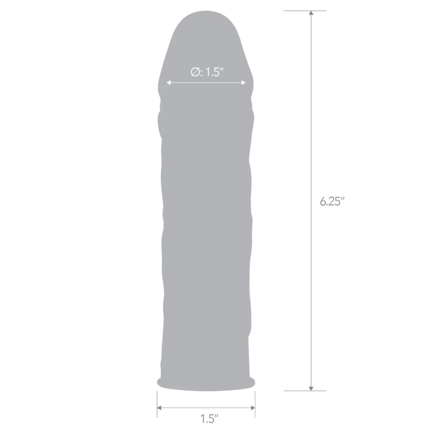 Blue Line 6.25 Inch Realistic Penis Extension Sleeve