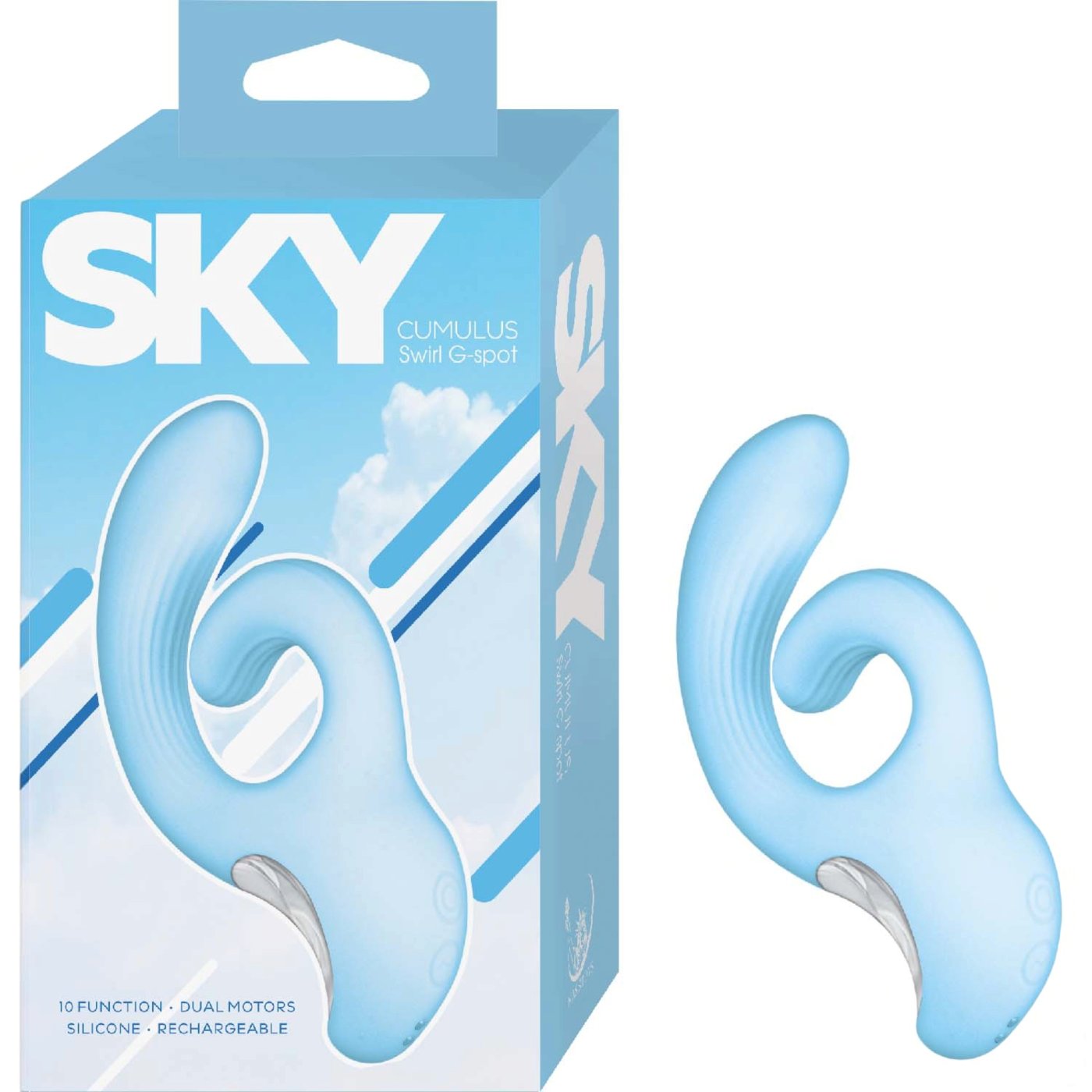 Sky Cumulus Swirl Rechargeable G-Spot Vibrator