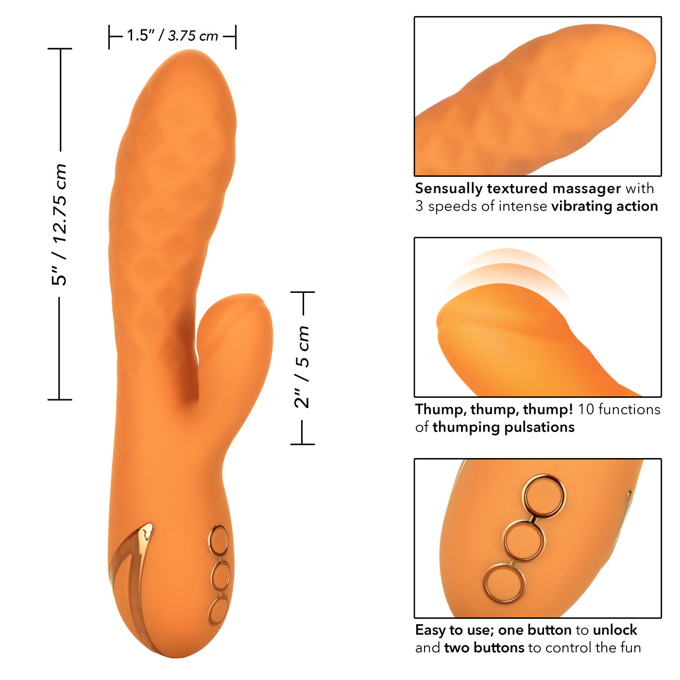 California Dreaming Newport Beach Babe Rechargeable Rabbit Vibrator