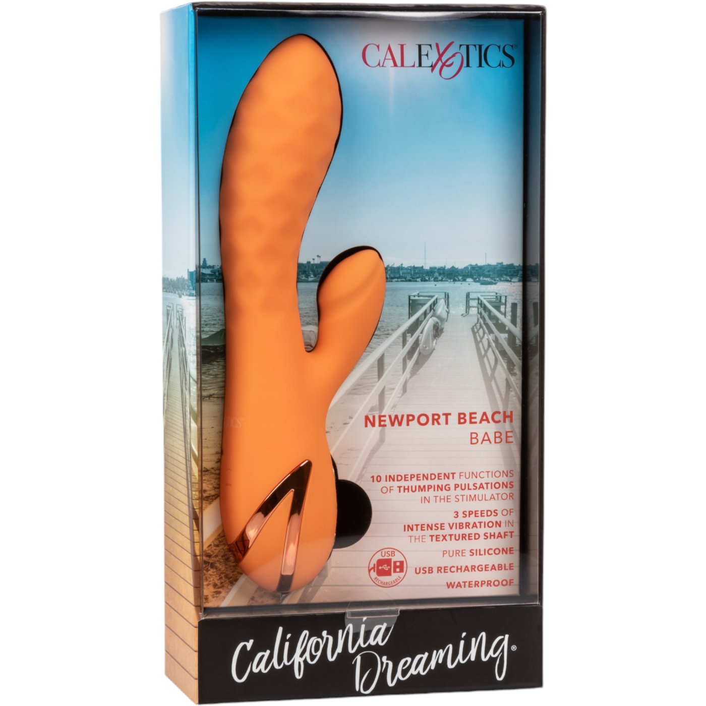 California Dreaming Newport Beach Babe Rechargeable Rabbit Vibrator