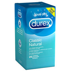 Durex Natural Condoms 20 Pack Durex Natural Condoms 20 Pack