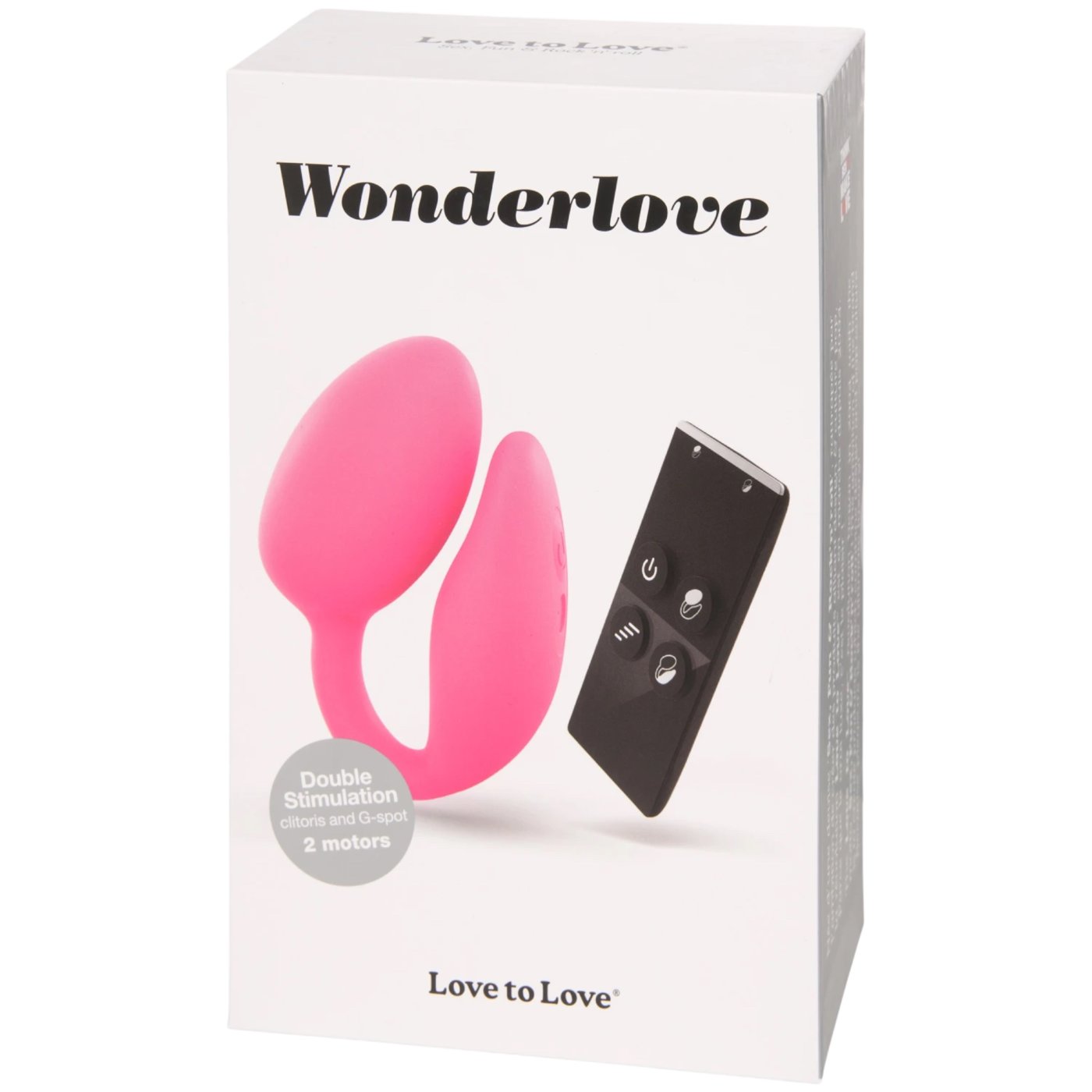 Love to Love Wonderlove Clitoral & G-Spot Vibrating Egg with Remote