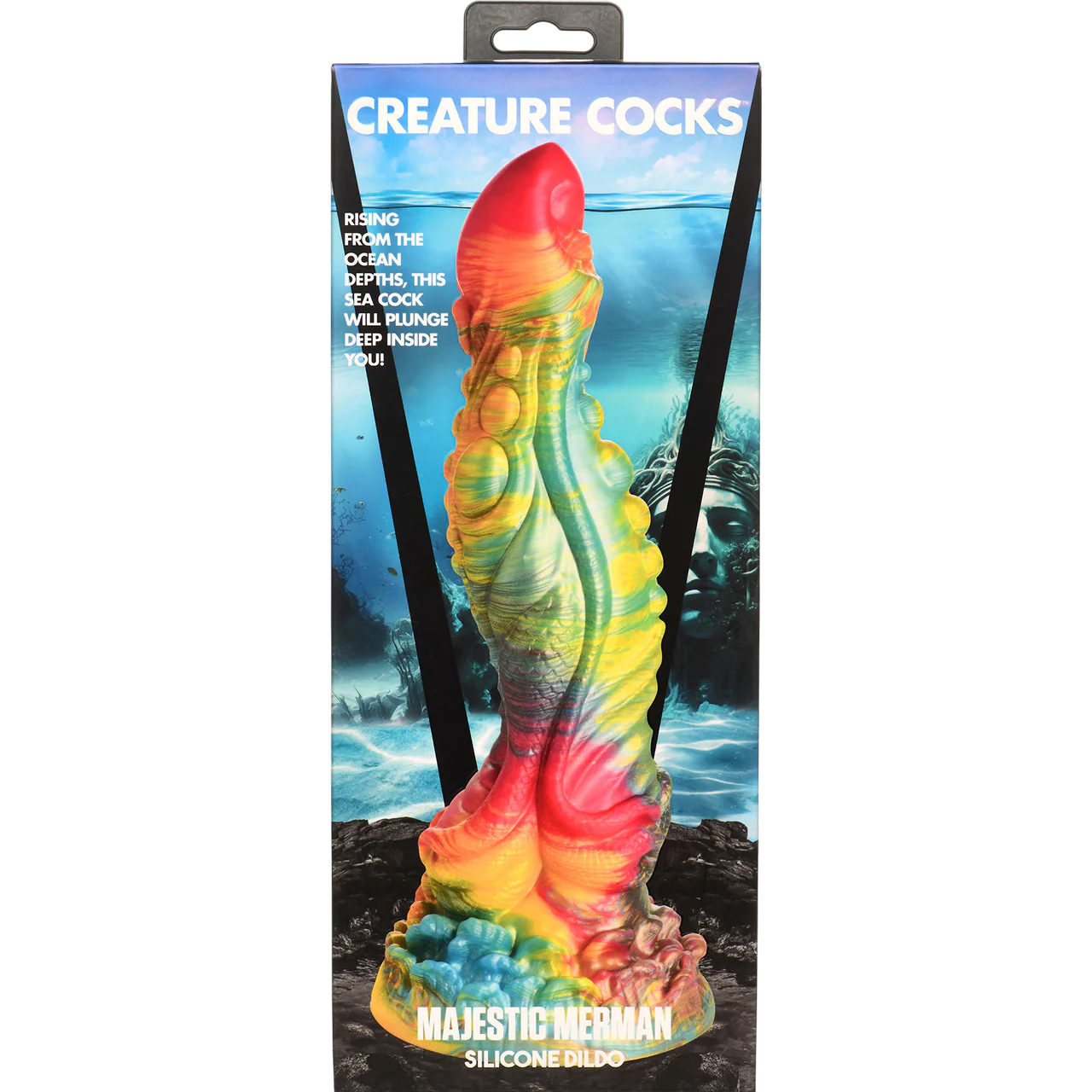 Creature Cocks Majestic Merman Silicone Dildo 10 Inch