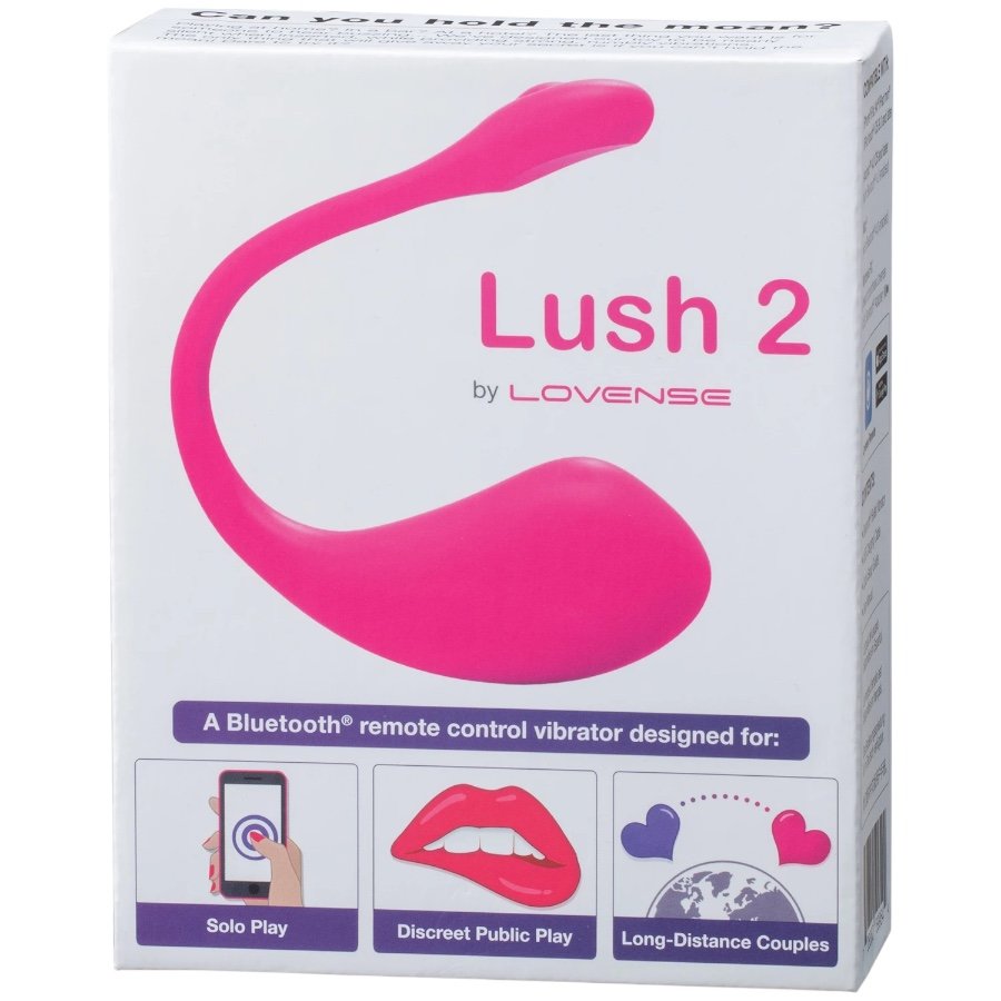 Lovense Lush 2 App Controlled Rechargeable G-Spot Vibrating Egg