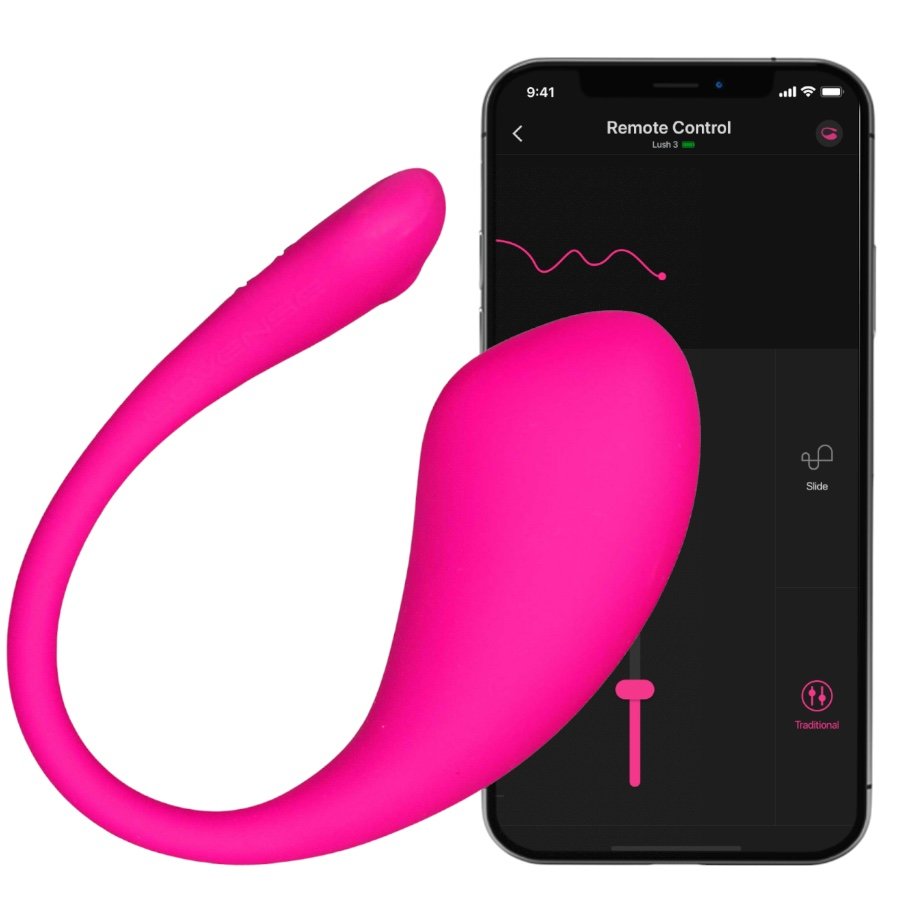 Lovense Lush 2 App Controlled Rechargeable G-Spot Vibrating Egg