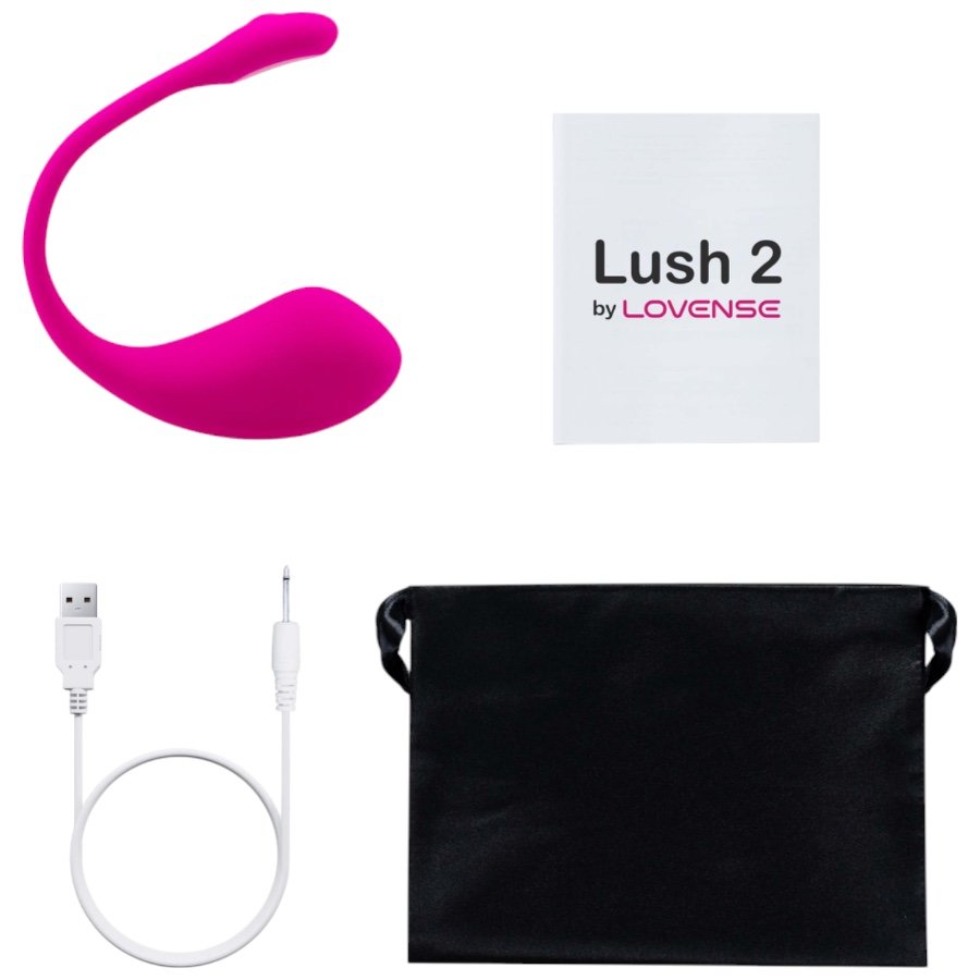 Lovense Lush 2 App Controlled Rechargeable G-Spot Vibrating Egg
