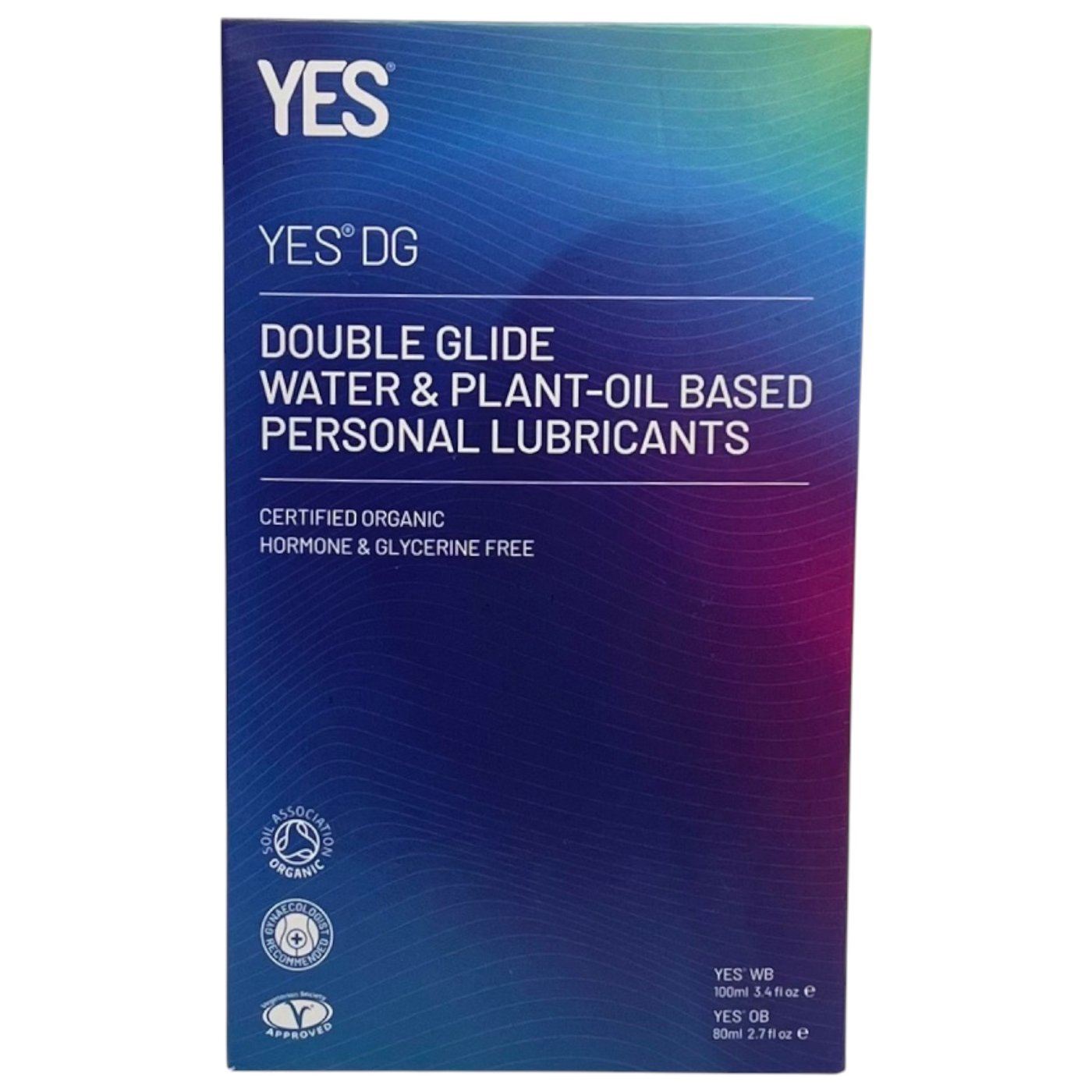 YES Double Glide Natural Lubricant Combo Set (80 and 100ml)