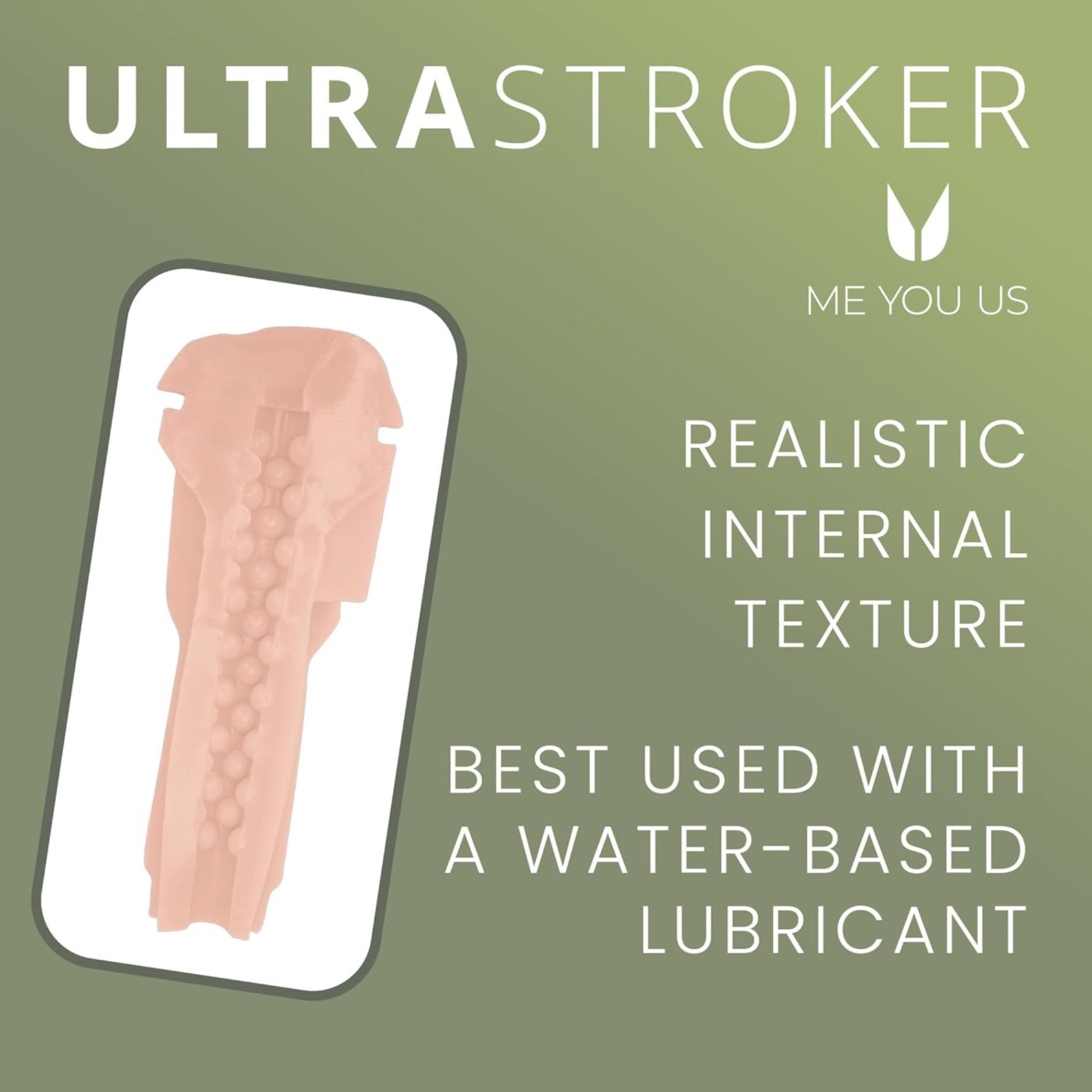 Me You Us Vagina Stroker Realistic Masturbation Sleeve