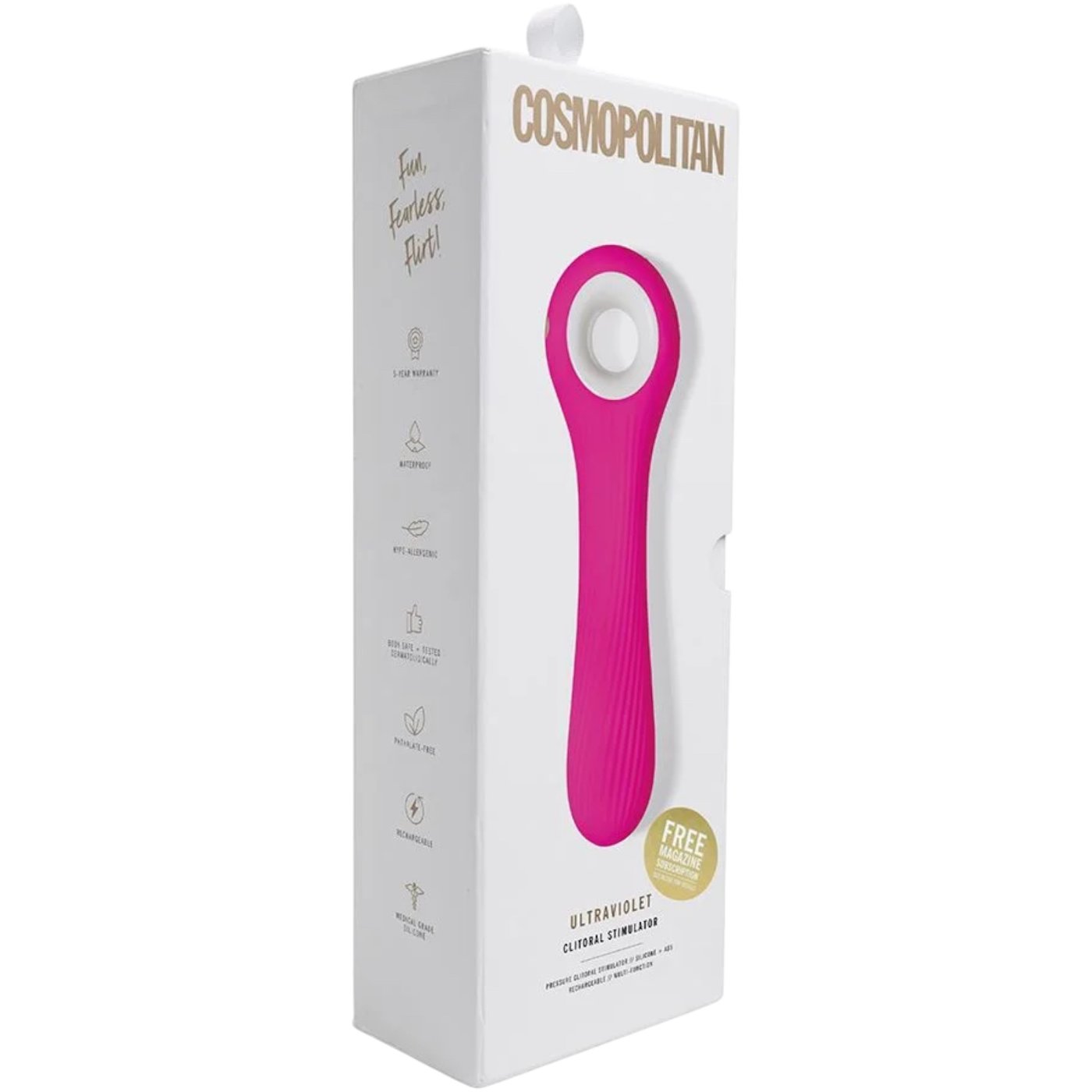 Cosmopolitan Ultraviolet Rechargeable Clitoral Stimulator Pink