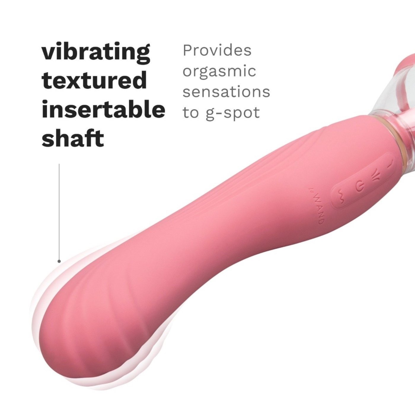 Le Wand Lick 3-in-1 Rechargeable Double-Ended Vibrator
