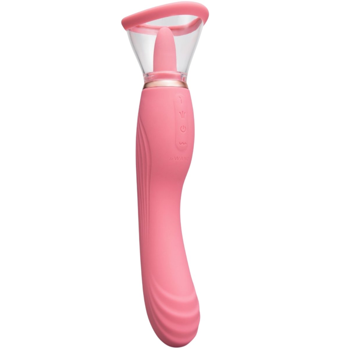 Le Wand Lick 3-in-1 Rechargeable Double-Ended Vibrator