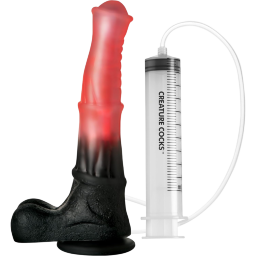 Creature Cocks Centaur Explosion Squirting Silicone Dildo 9.6 Inch