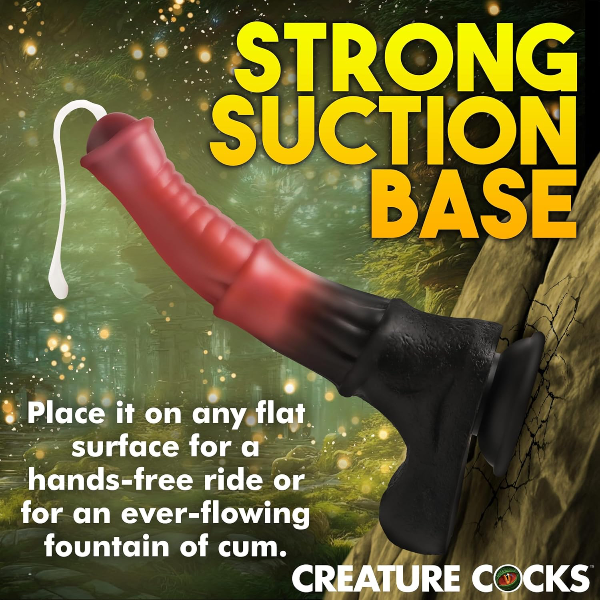Creature Cocks Centaur Explosion Squirting Silicone Dildo 9.6 Inch