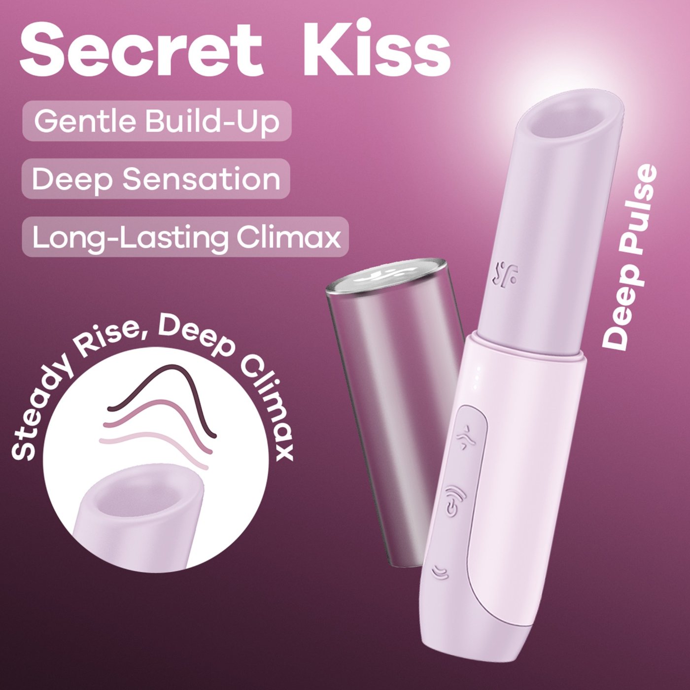 Satisfyer Secret Kiss Deep Pulse Clitoral Stimulator