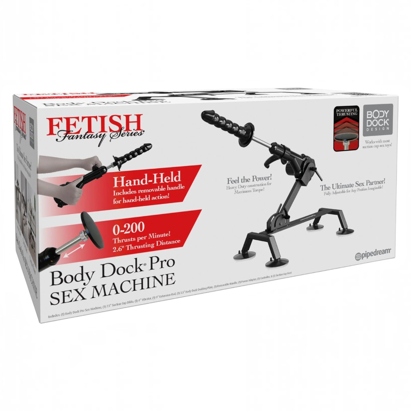 Fetish Fantasy Body Dock Pro Thrusting Sex Machine with 7.5 Inch Dildo