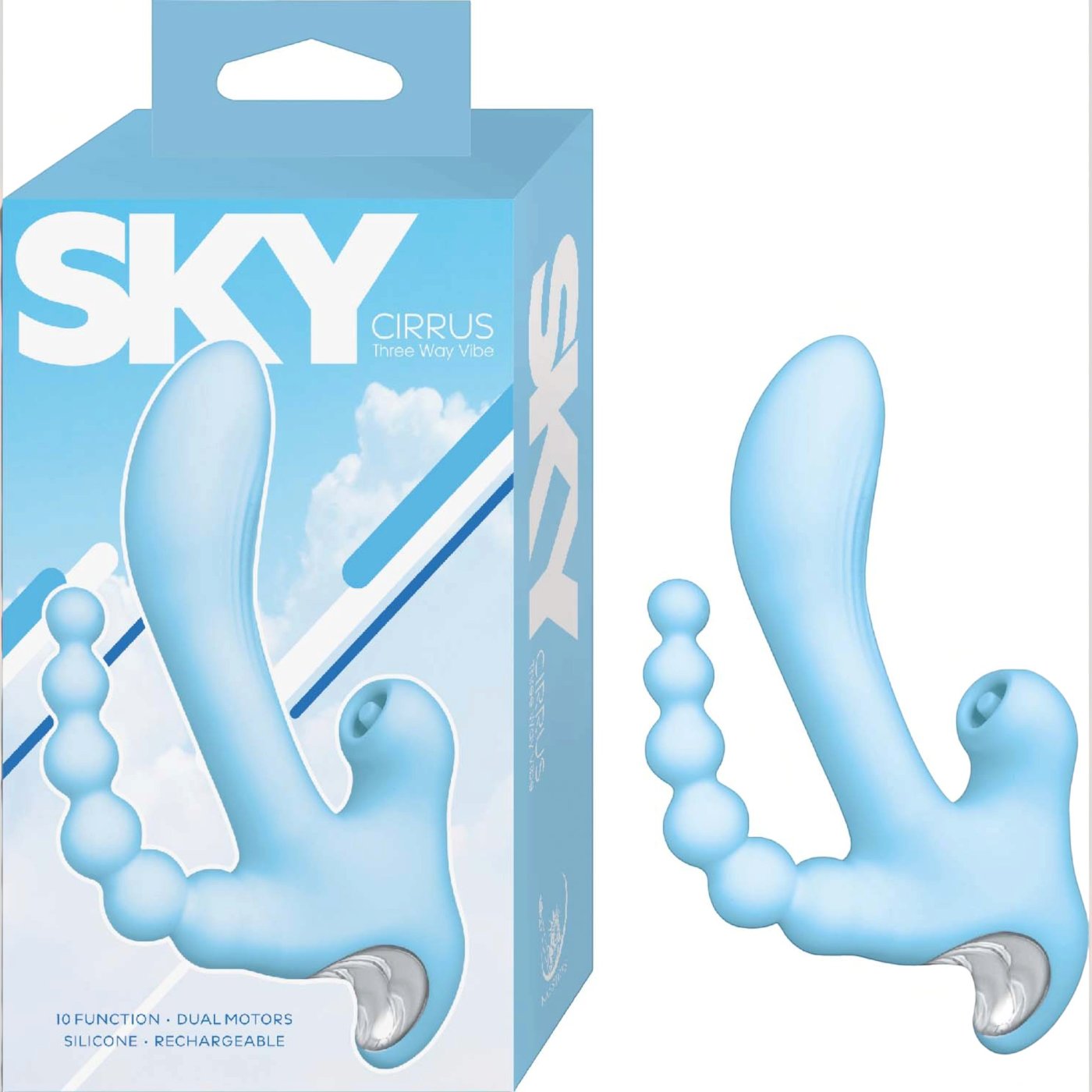 Sky Cirrus Rechargeable 3-in-1 G-Spot Vibrator