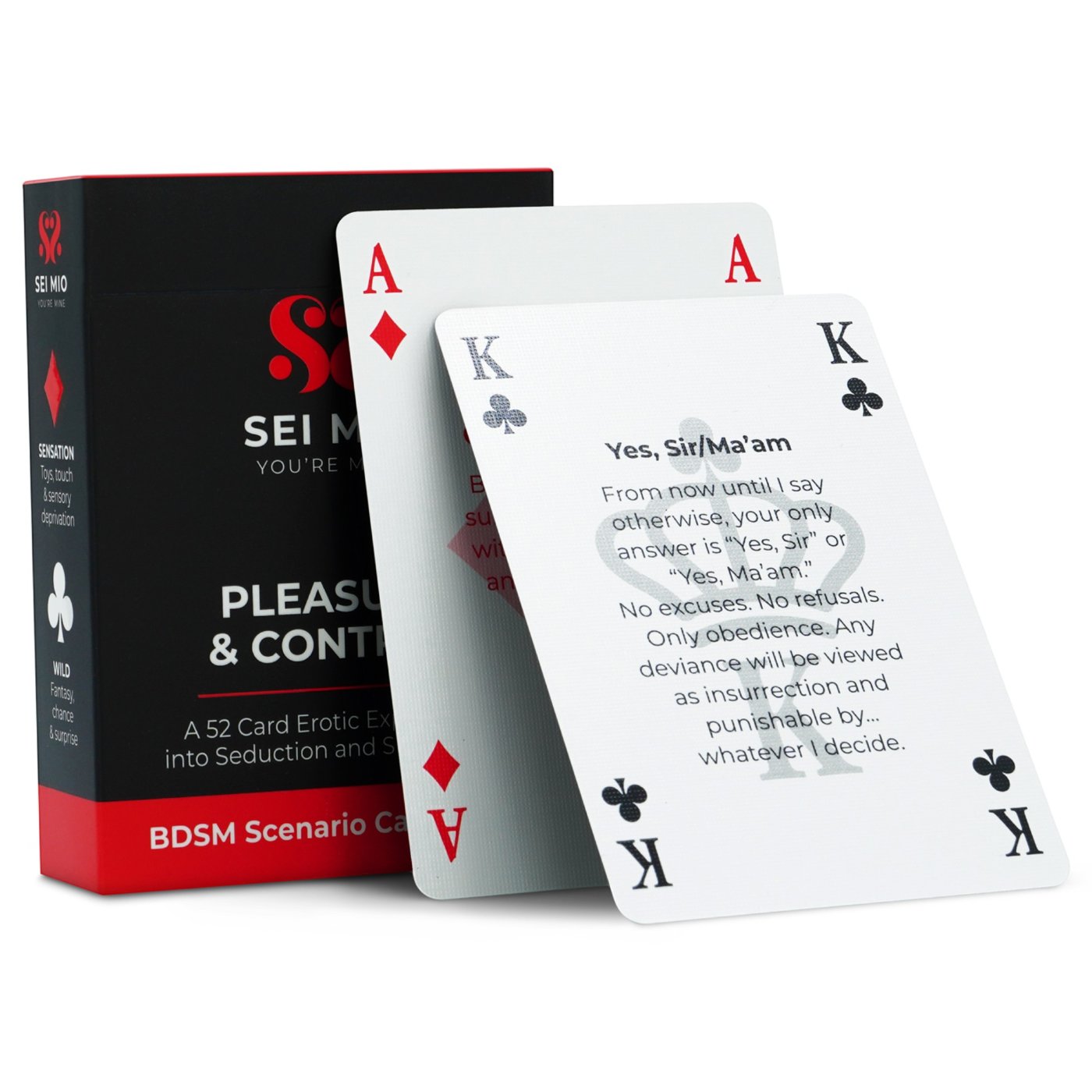 Sei Mio Pleasure and Control BDSM Card Game