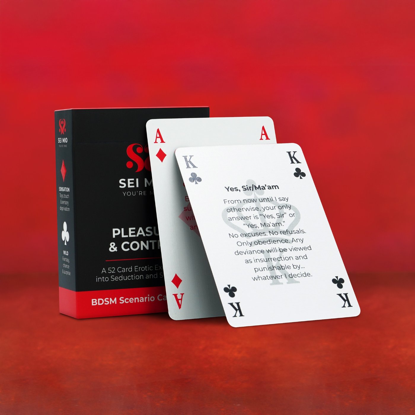 Sei Mio Pleasure and Control BDSM Card Game