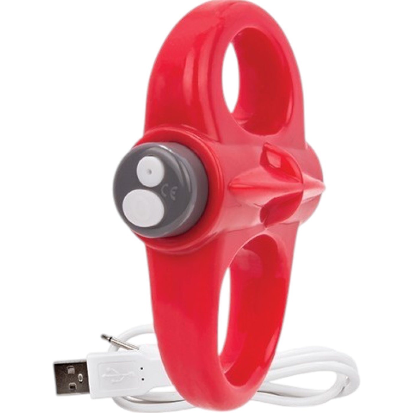 Screaming O Charged Yoga Vibrating Cock Ring Red