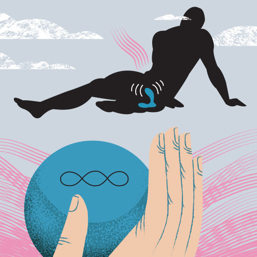 LELO Hugo Remote Controlled Rechargeable Prostate Massager Ocean Blue