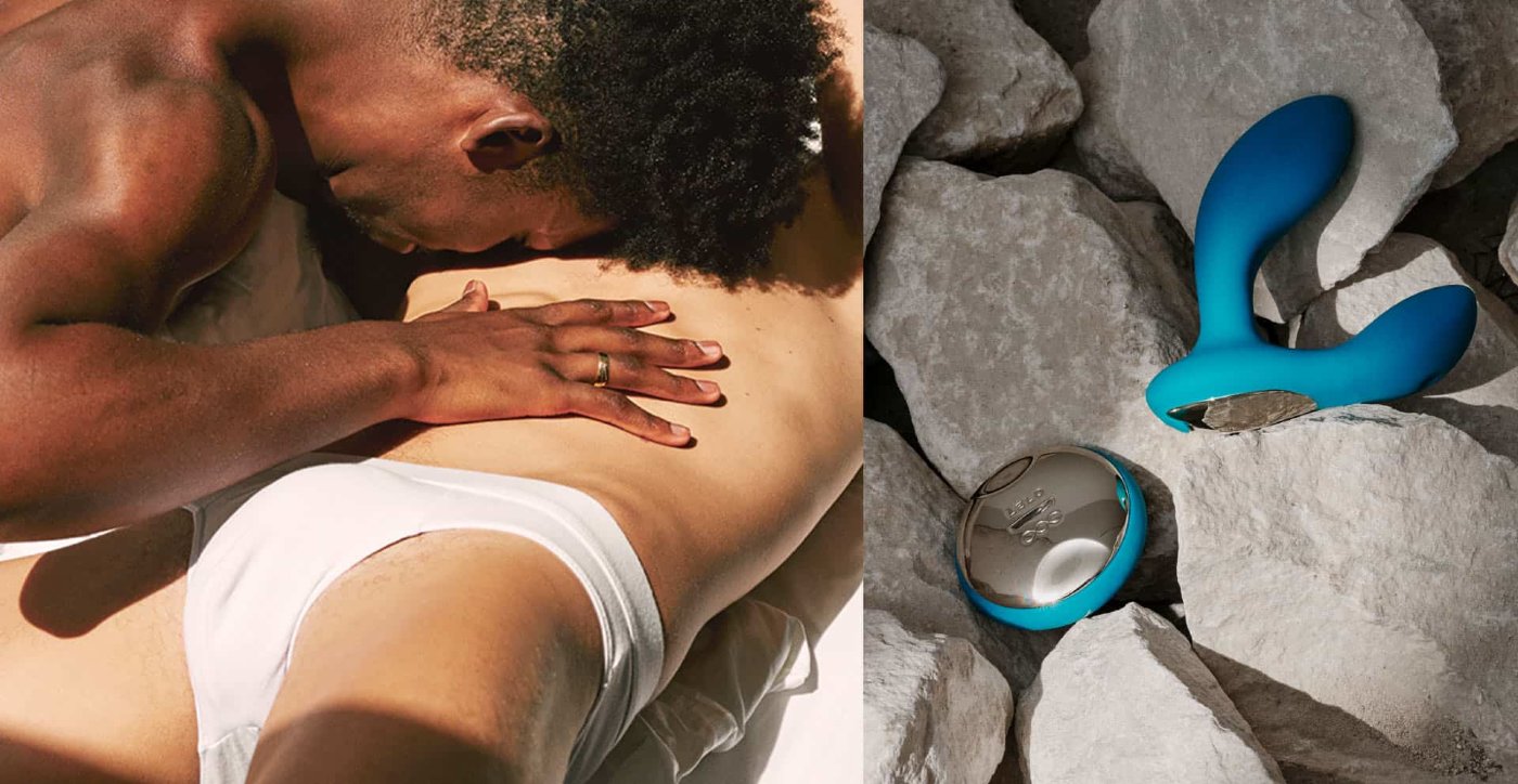 LELO Hugo Remote Controlled Rechargeable Prostate Massager Ocean Blue