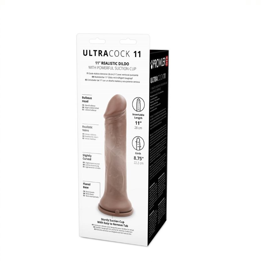 Prowler RED Ultra Cock Dildo Caramel 11 Inch