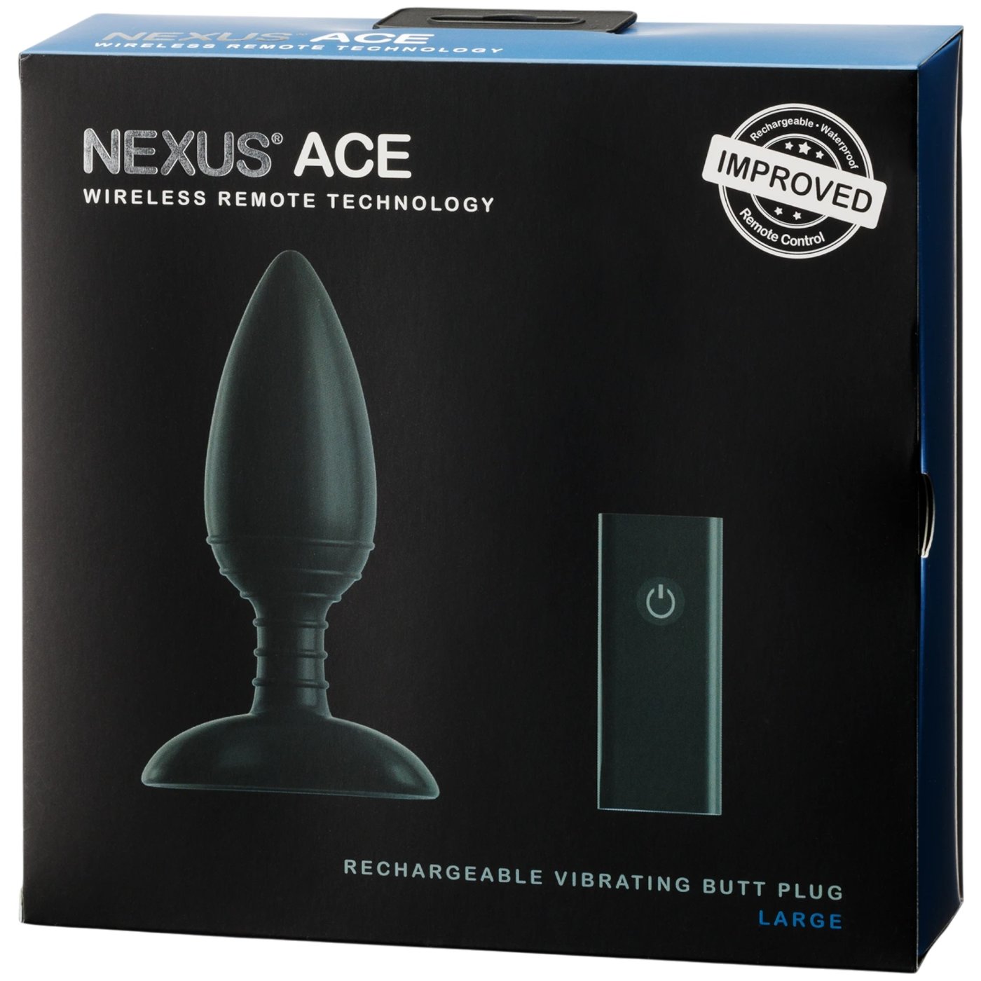 Nexus Ace Large Remote Control Vibrating Butt Plug 5.5 Inch