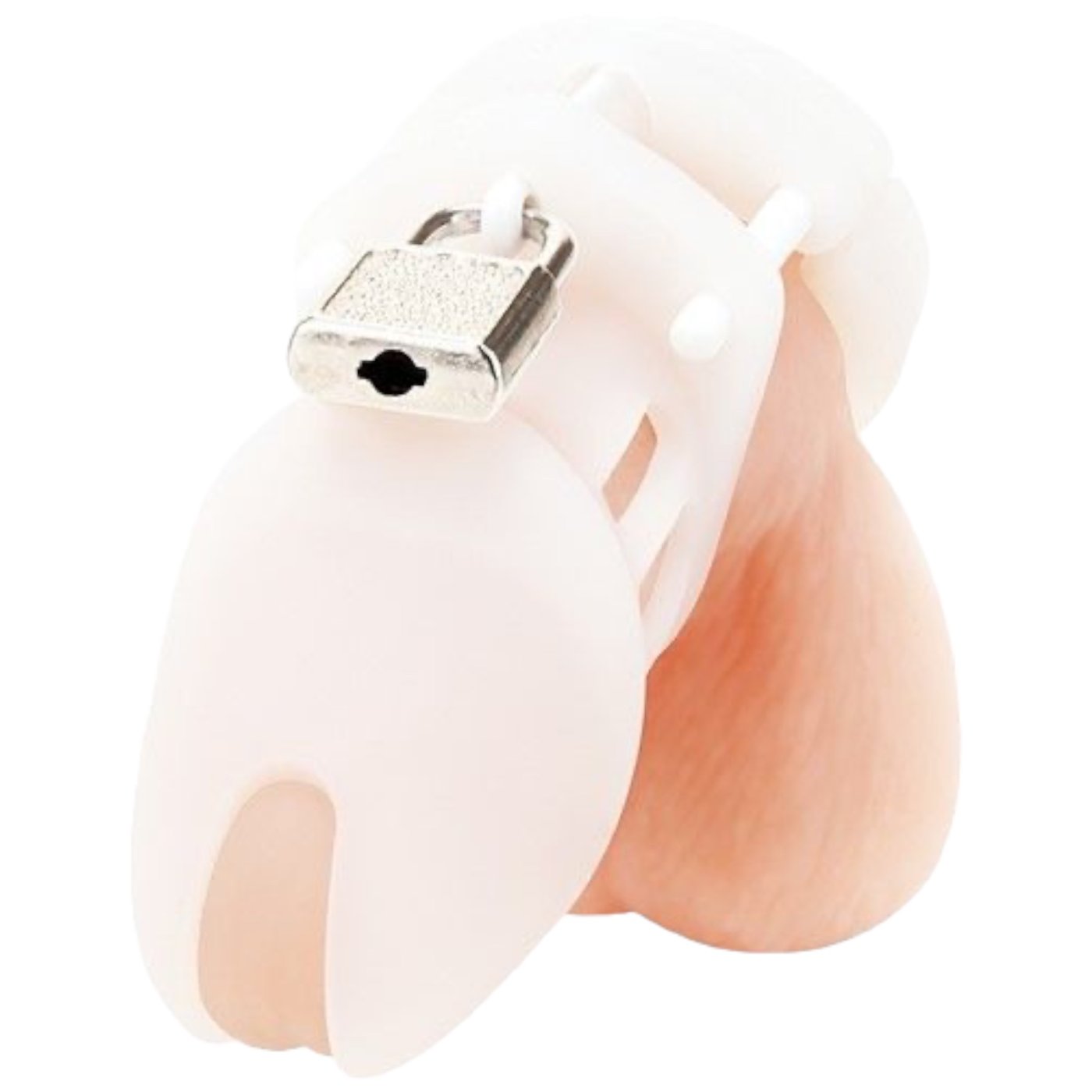 Blue Line Silicone Chastity Cage