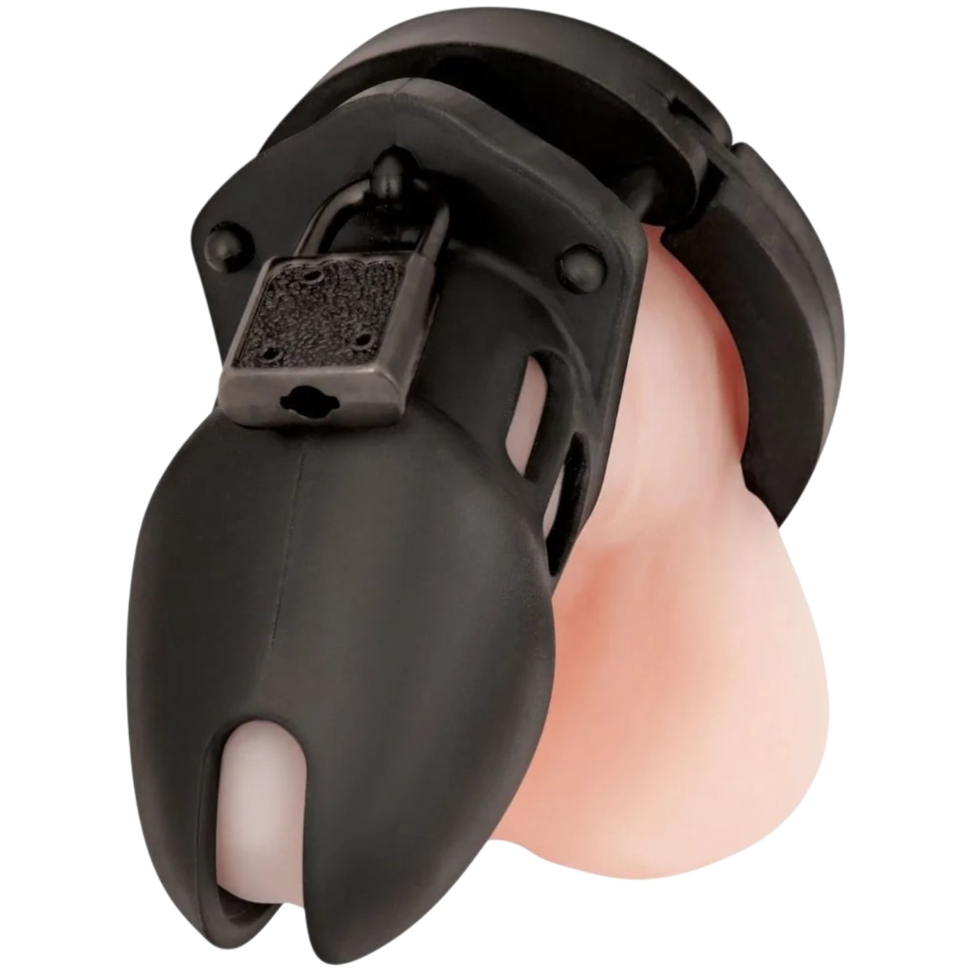 Blue Line Silicone Chastity Cage