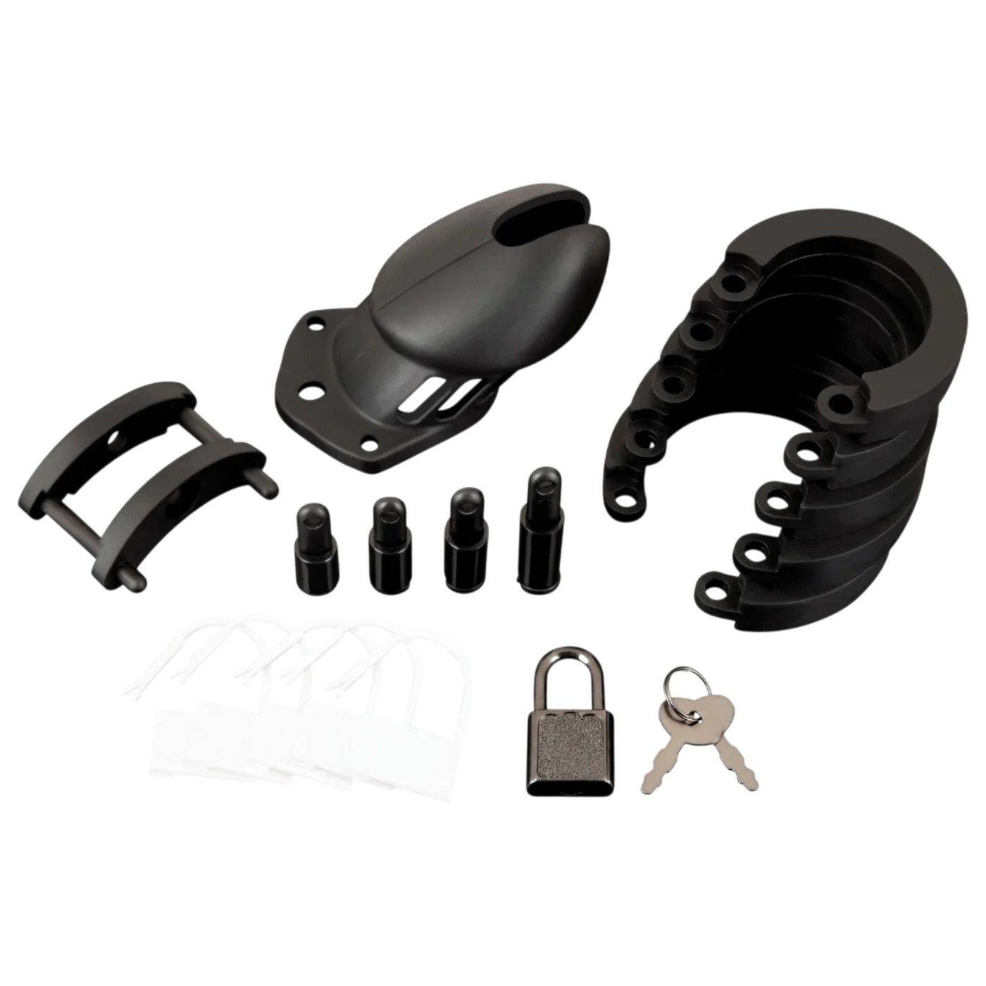 Blue Line Silicone Chastity Cage