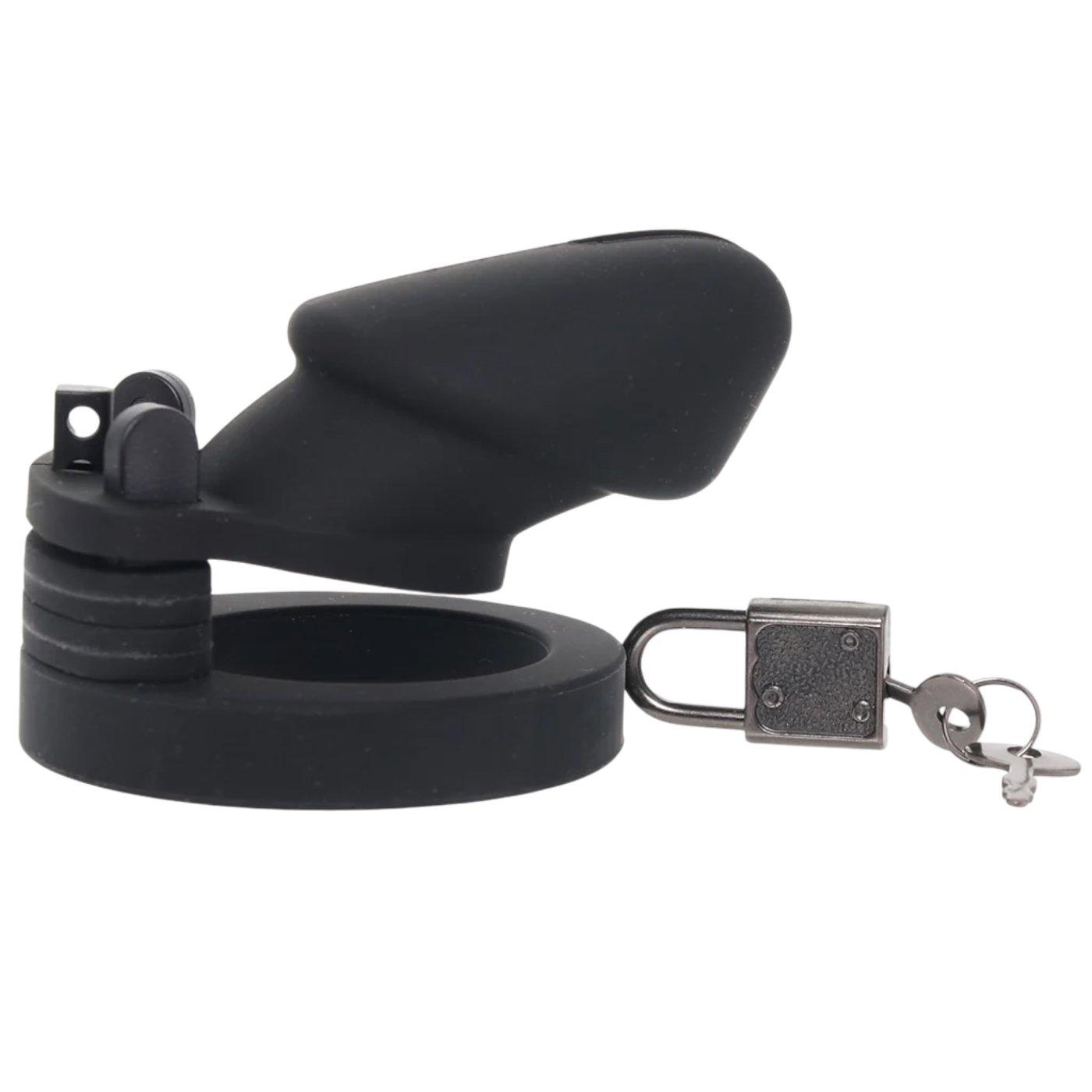 Blue Line Silicone Chastity Cage