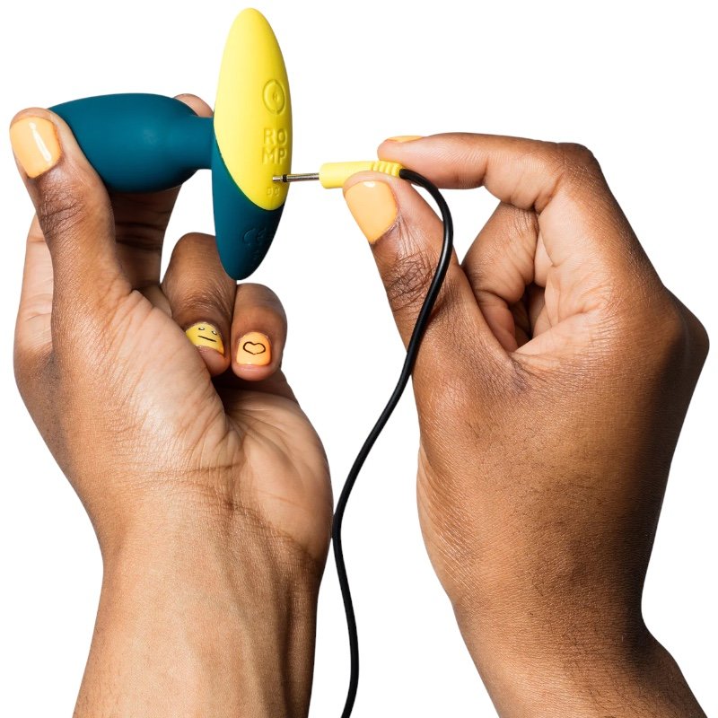 ROMP Bass Rechargeable Silicone Vibrating Butt Plug 3.5 Inch