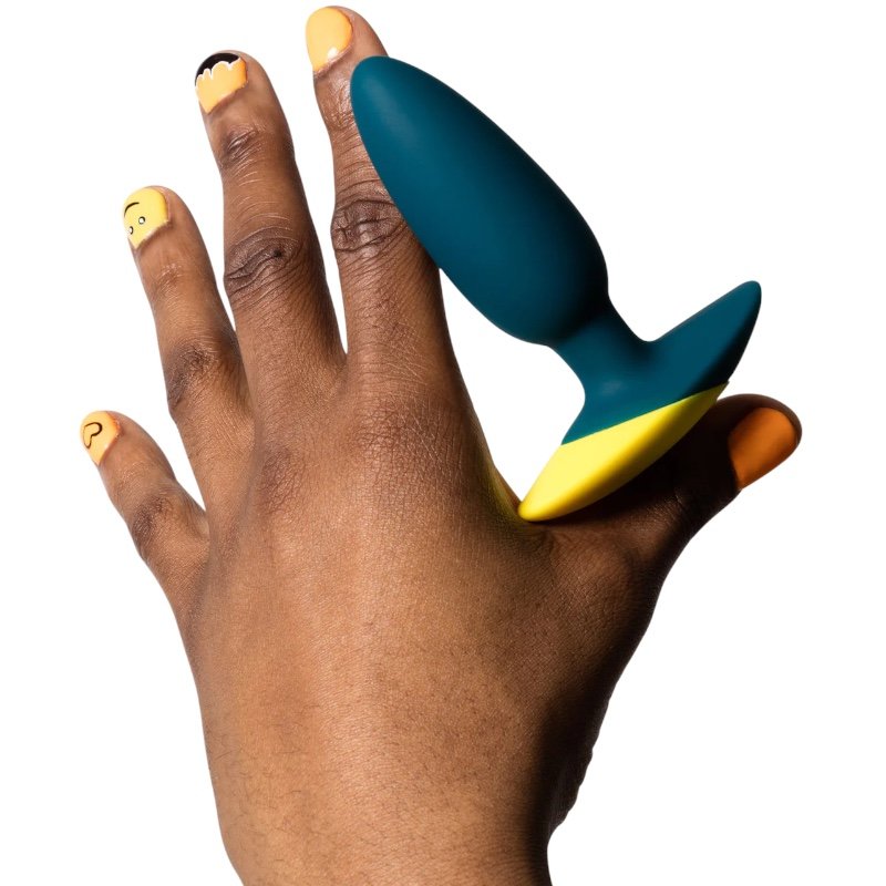 ROMP Bass Rechargeable Silicone Vibrating Butt Plug 3.5 Inch