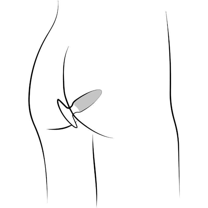 ROMP Bass Rechargeable Silicone Vibrating Butt Plug 3.5 Inch