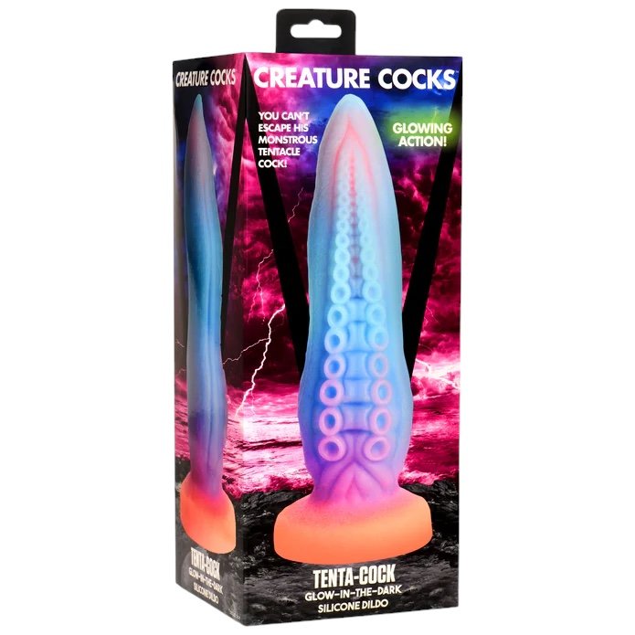 Creature Cocks Tenta-Cock Glow-In-The-Dark Silicone Dildo