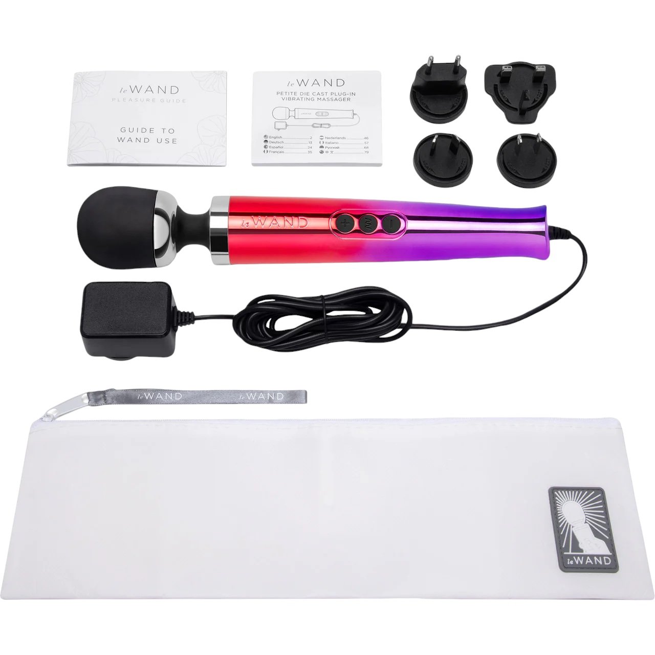 Le Wand Die Cast Plug-In Massage Wand Vibrator Ombre