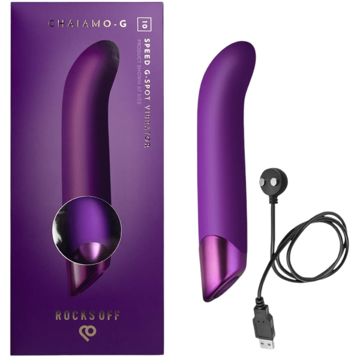 Rocks Off Chaiamo G Rechargeable Bullet Vibrator Purple